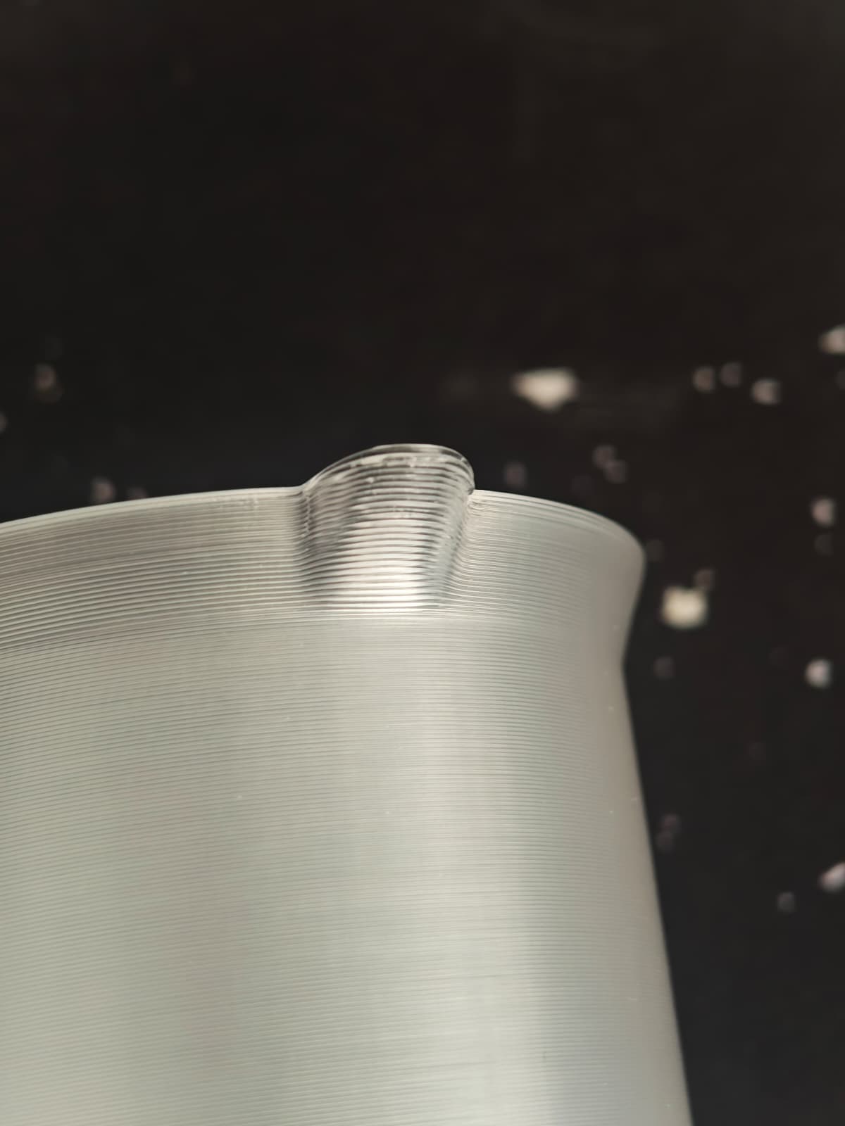 Beaker from PP 3D printed beaker from PP